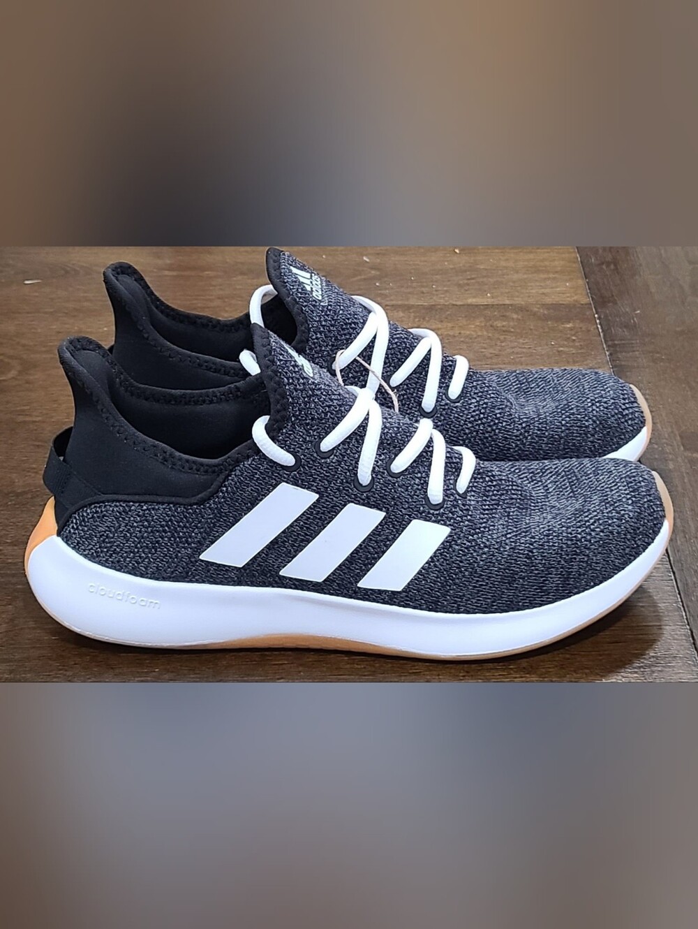 adidas Cloudfoam Pure SPW "Core Black/Cloud White/Grey Six" Women's